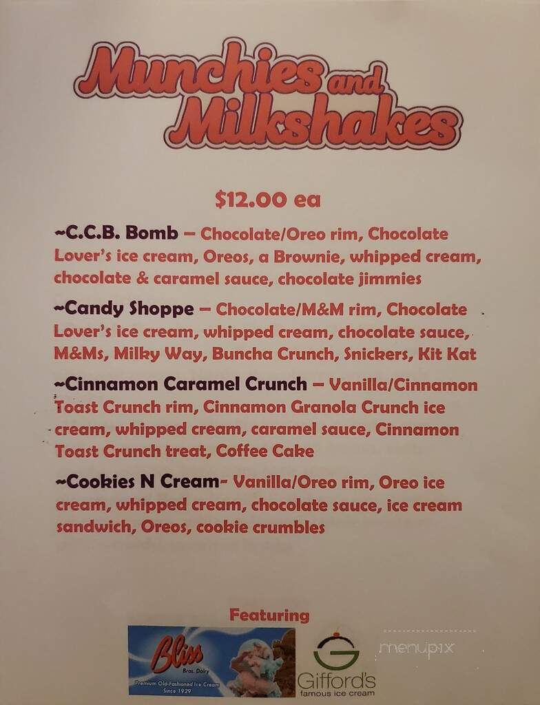 Munchies and Milkshakes - Plymouth, MA