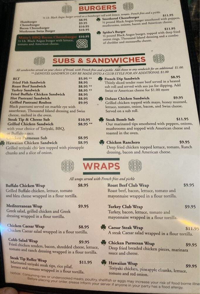 J P Ryan's Tavern - Abington, MA