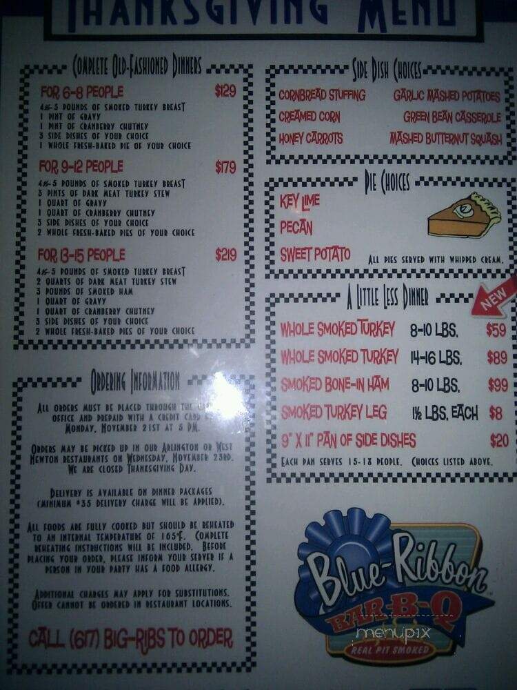 Blue Ribbon Barbeque - Arlington, MA