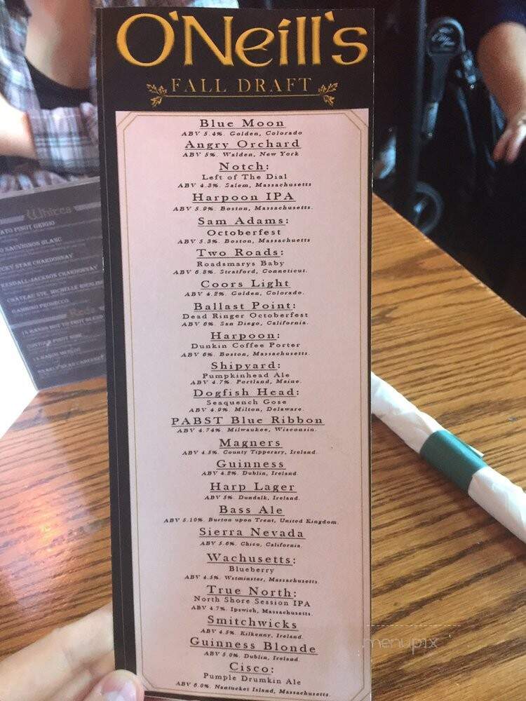 O'Neills Pub & Restaurant - Salem, MA