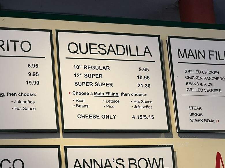 Anna's Taqueria - Newton Highlands, MA