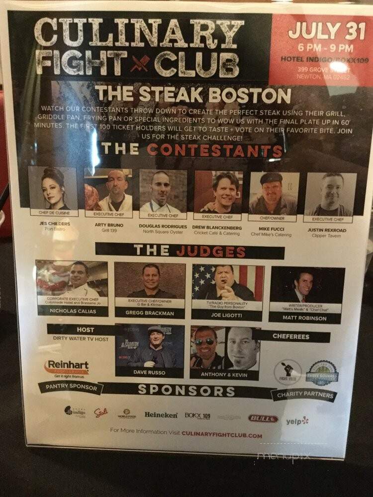 Culinary Fight Club - Newton, MA