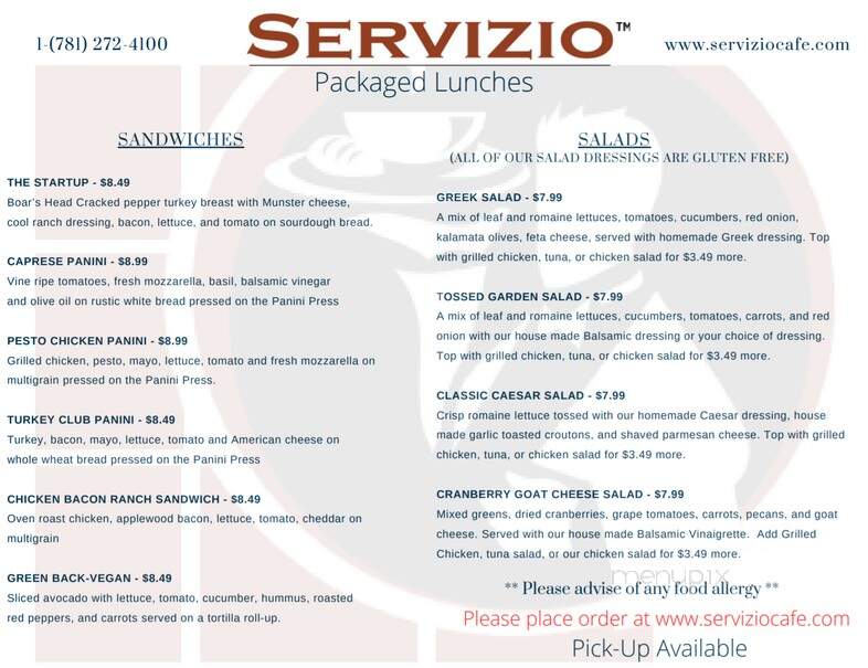 Servizio - Burlington, MA