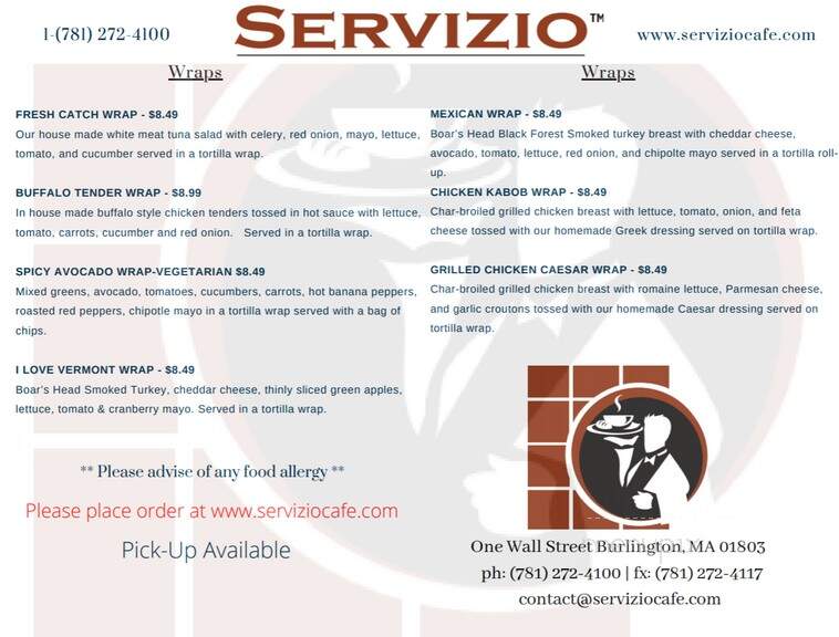 Servizio - Burlington, MA