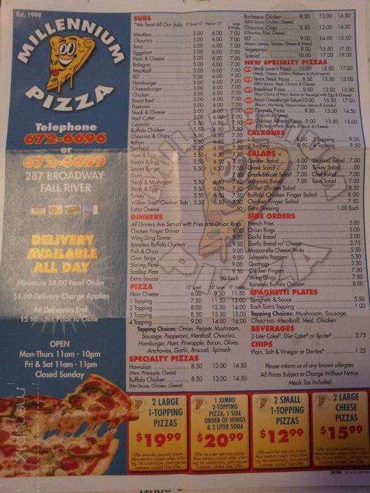 Millennium Pizza - Fall River, MA