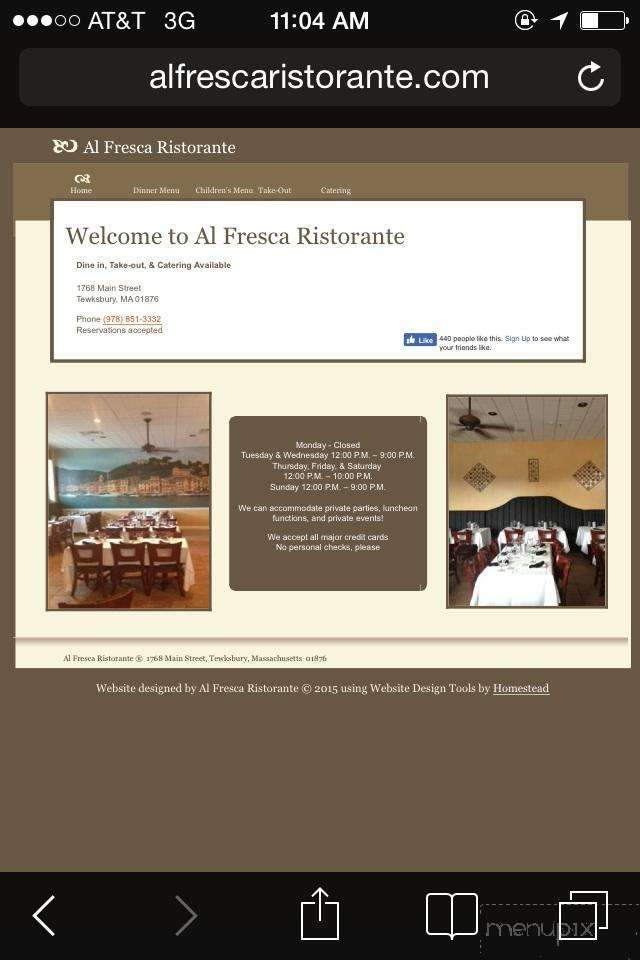 Al Fresca Ristorante - Tewksbury, MA